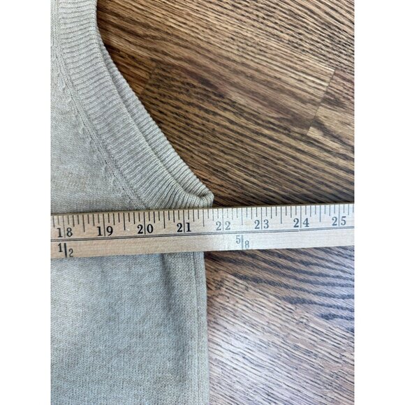 Vintage Pendleton Mens Tan 100% Lambs Wool Vest Size Medium Preppy Retro READ - Picture 9 of 12